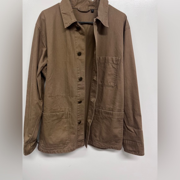 Uniqlo Men's Tan Shirt Jacket - Picture 2 of 5